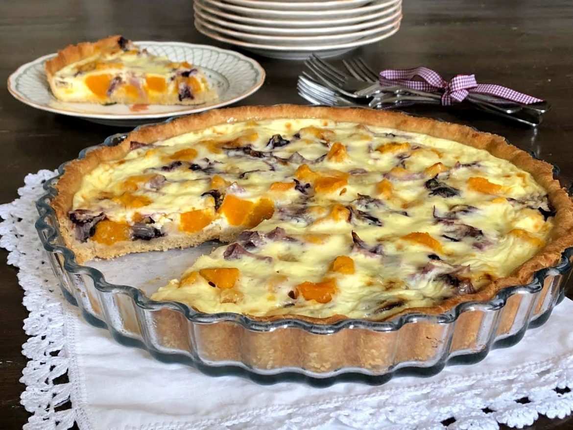 Torta Salata Di Zucca E Radicchio Le Ricette Per Gli Amici Del Pozzo Bianco